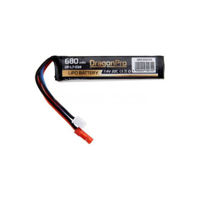 Bateria 7,4v 680mah conector jst