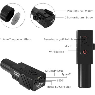 Runcam Scopecam 2 40mm lens + video