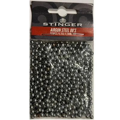 Perdigones 4,5mm 500bbs niquelado