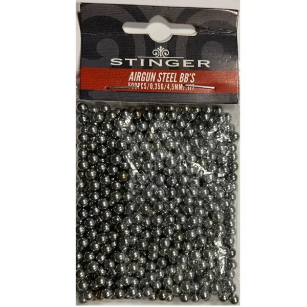 Perdigones 4,5mm 500bbs niquelado