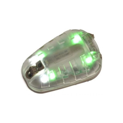 Luz señalizacion de casco tan/verde element