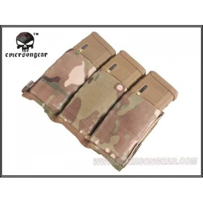portacargador triple multicam emerson