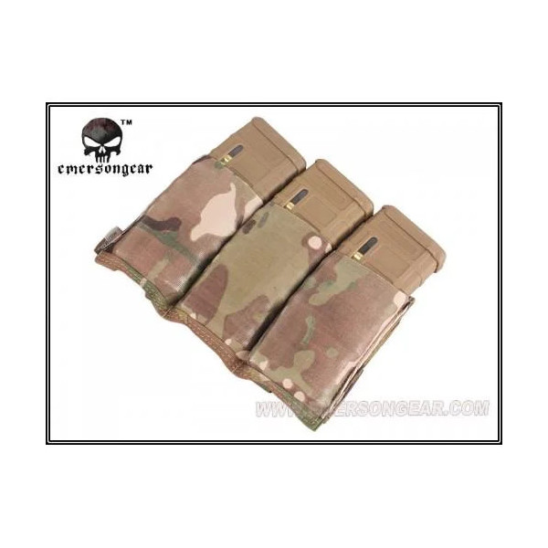 portacargador triple multicam emerson
