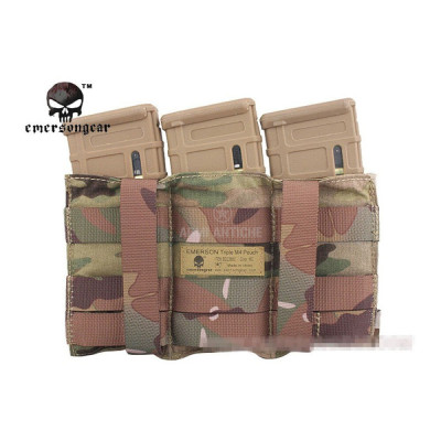 portacargador triple multicam emerson