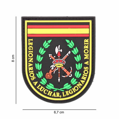 Parche 3d PVC legionarios a luchar
