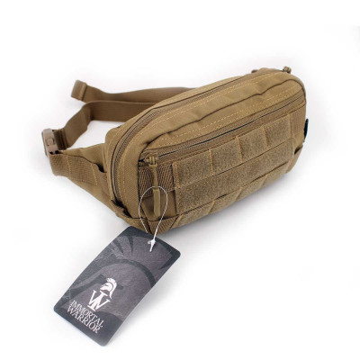 Riñonera immortal molle velcros tactica coyote