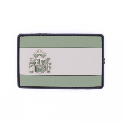 Parche bandera española verde