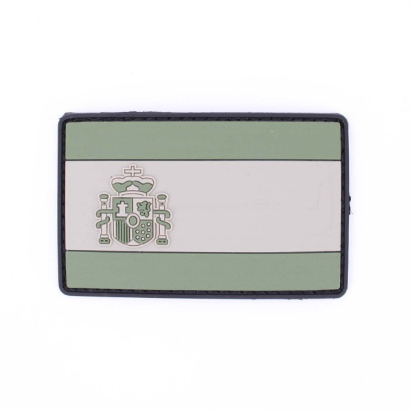 Parche bandera española verde