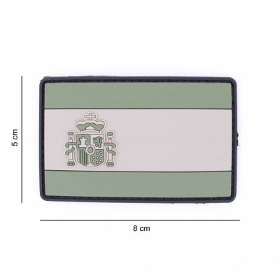 Parche bandera española verde