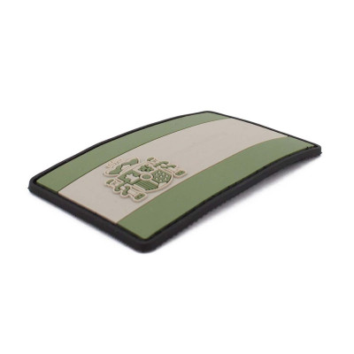 Parche bandera española verde