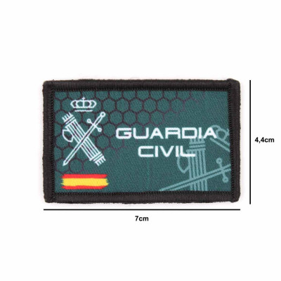 Parche sublimacion guardia civil verde