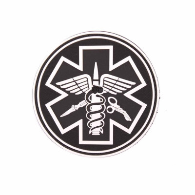 Parche inmortal paramedic negro