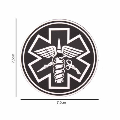 Parche inmortal paramedic negro