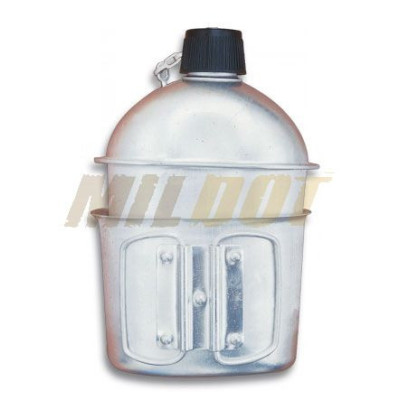 Cantimplora con cazo de aluminio y funda MILTEC