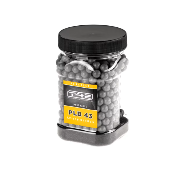 Bolas .43 practice PLB 500uds negra