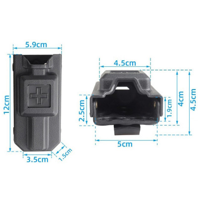Funda rigida para torniquete negra