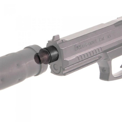 Adaptador rosca silenciador Mk23 a 14mm negro