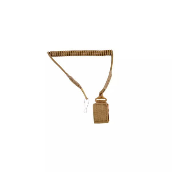 Cordon elastico antiperdida pistola lanyard TAN