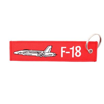 Llavero cinta rectangular remove f18 rojo immortal