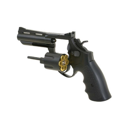 Revolver HFC Negro Gas 6mm Plastico