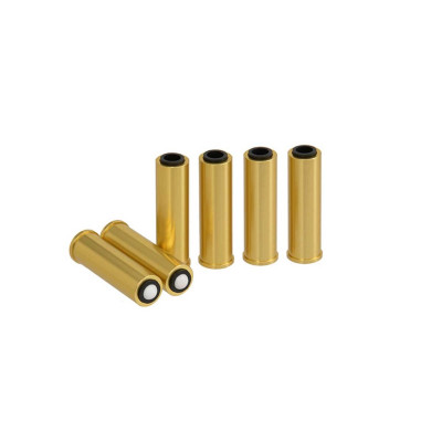 Revolver HFC Negro Gas 6mm Plastico
