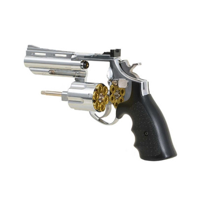 Revolver HFC Plata Gas 6mm plastico