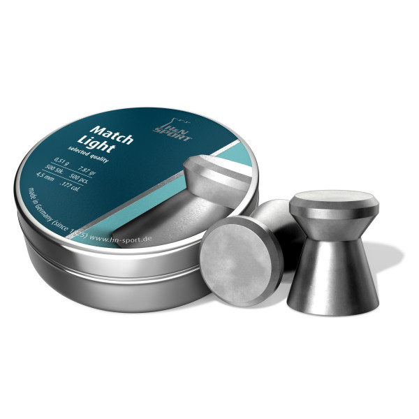 Perdigon match light 4,49 500 uds H&N