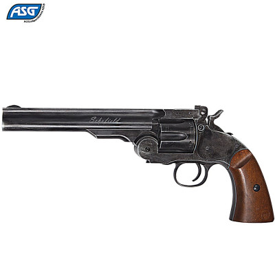 Revolver 4,5mm Schofield negro