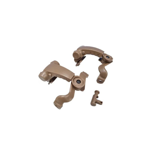 Kit montaje adaptador a rail M32 earmor coyote