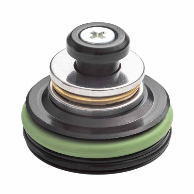 Cabeza piston AEG FPS ERGAL doble junta c/rodamientos negra