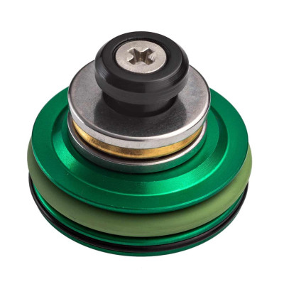 Cabeza piston AEG FPS ERGAL doble junta desv presion verde