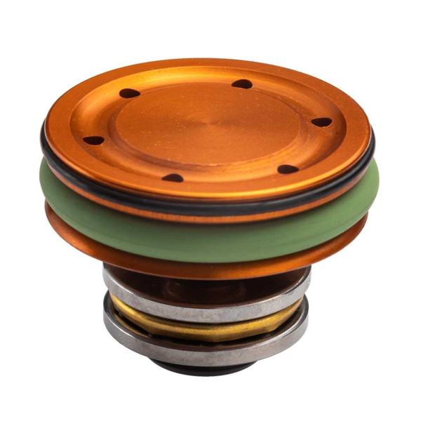 Cabeza piston AEG FPS ERGAL doble junta c/rodamientos naranja