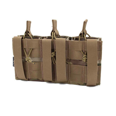 Funda cargadores triple multicam G36