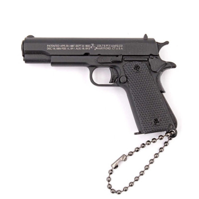 Llavero BH pistola 1911 7cm negro