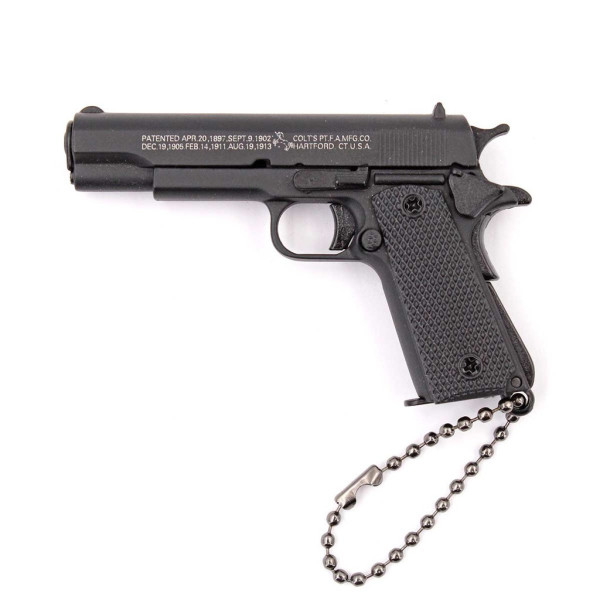 Llavero BH pistola 1911 7cm negro
