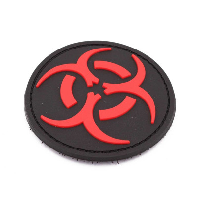 Parche bio negro-rojo pvc IW