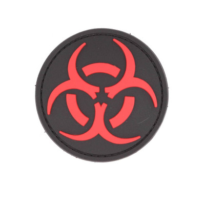 Parche bio negro-rojo pvc IW