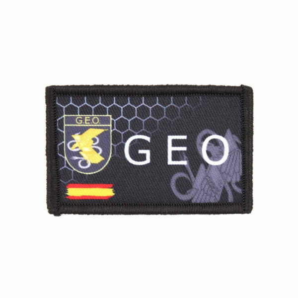 Parche sublimacion GEO negro IW