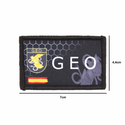 Parche sublimacion GEO negro IW
