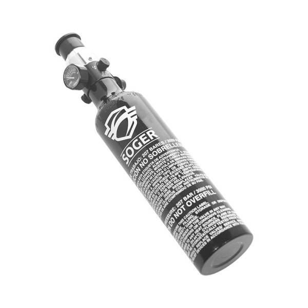 Botella Aire ,21l SOGER con regulador 3000 PSI