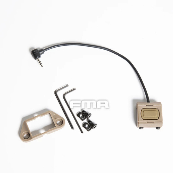 Boton individual PEQ lite 2,5mm TAN FMA