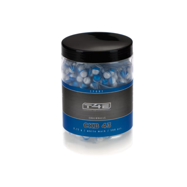 Bolas Tiza .43 Sport CKB 0,73grs 500uds blanco/azul