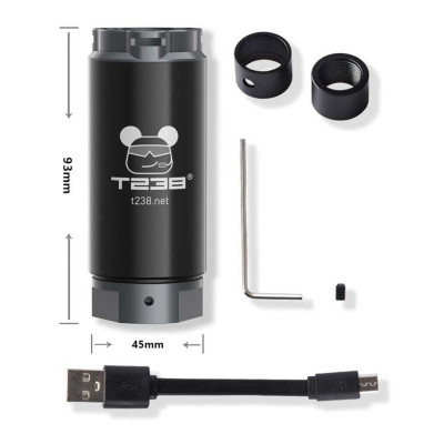 Trazador con fogonazo storm T238 negro