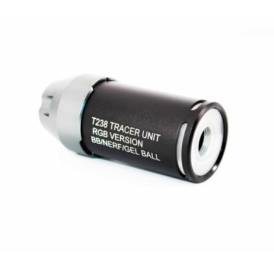 Silenciador trazador RGB negro