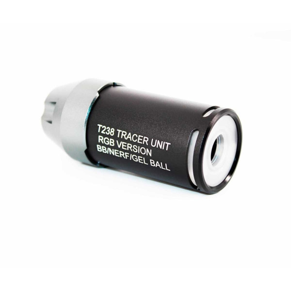 Silenciador trazador RGB negro
