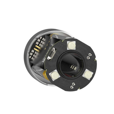 Silenciador trazador RGB negro