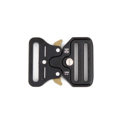 Hebilla cobra 40mm cierre seguridad negra