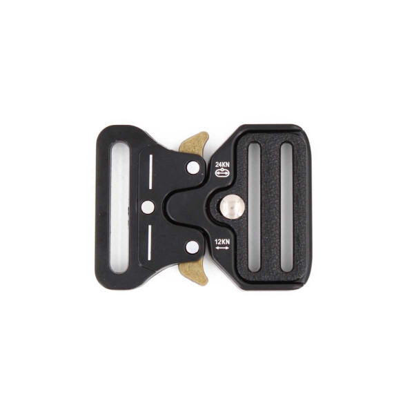 Hebilla cobra 40mm cierre seguridad negra