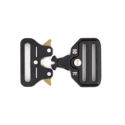 Hebilla cobra 40mm cierre seguridad negra