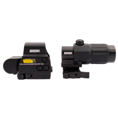 Set Red dot y magnificador AS558 y G33 Negro